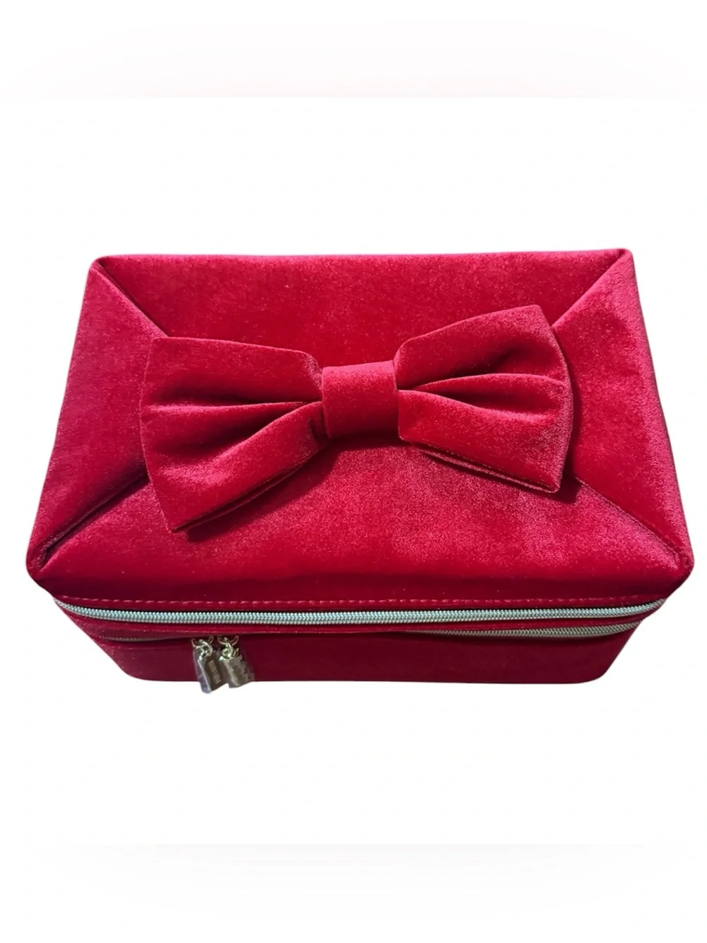 Estee Lauder Red Velvet Train Case NWOT
